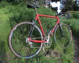 Sycip Road Frame :: New top tube and paint job (click for larger image)
